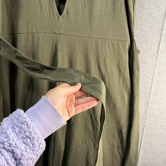 Encore by Idina Menzel Regular V-Neck Romper Size M Green Khaki - Picture 16 of 16